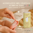 Soin en Poudre 2 en 1 pour Bébé – 100% bio et végétal - Poudre sans talc