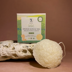 Eponge nettoyante réutilisable au Konjac BIO pour bébé