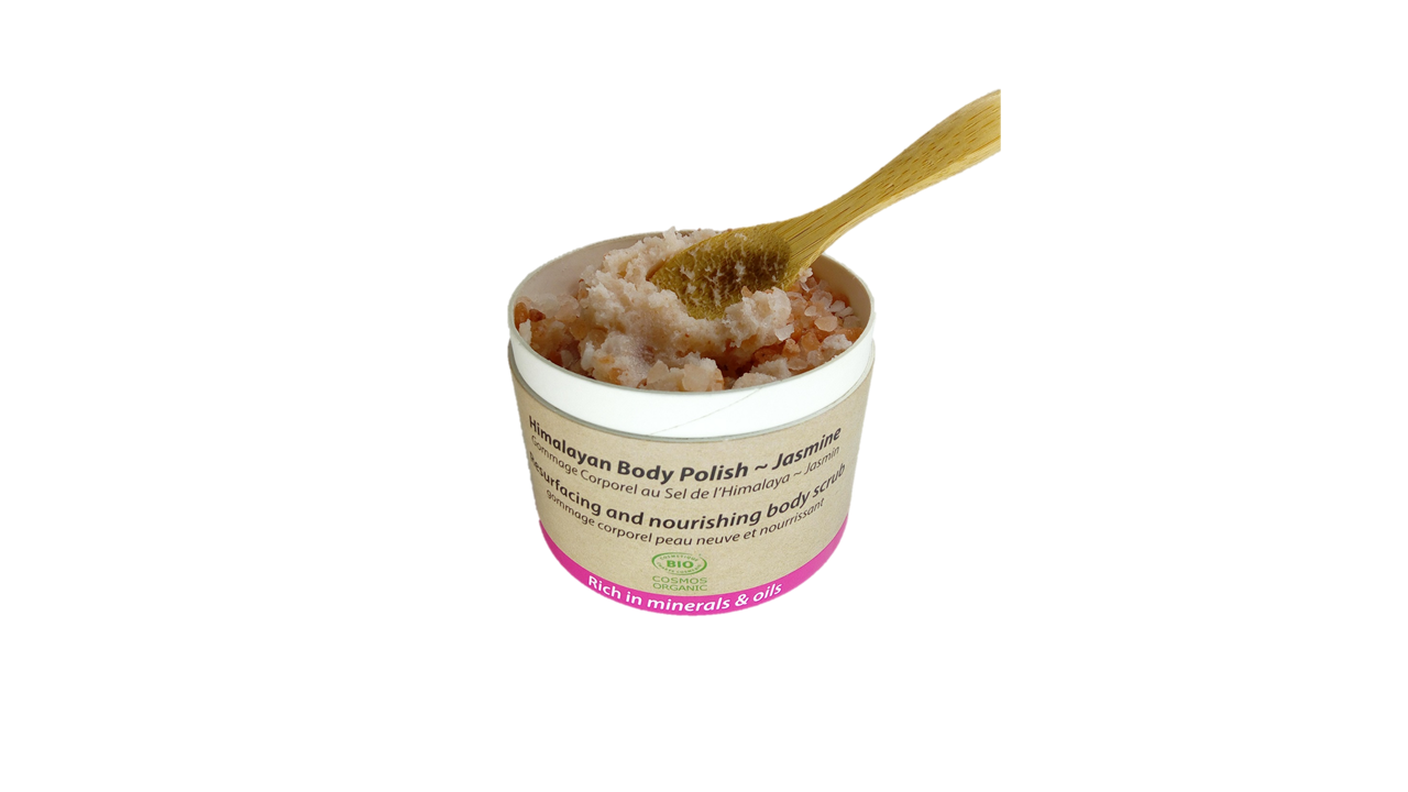 Organic Certified Body Polish Exfoliant - Jasmine - 200ml - 100% recycled paper packaging 1 piece