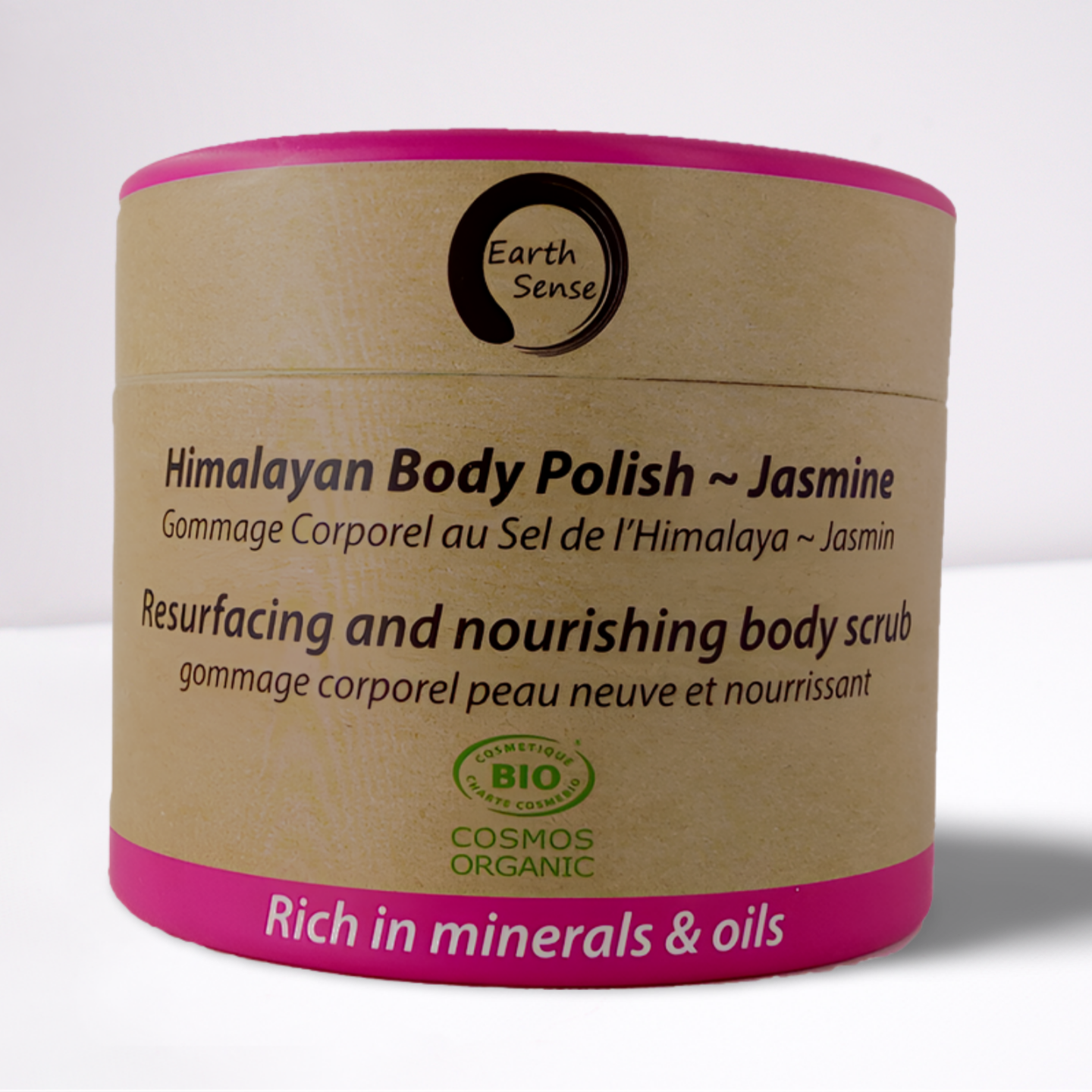 Organic Certified Body Polish Exfoliant - Jasmine - 200ml - 100% recycled paper packaging 1 piece