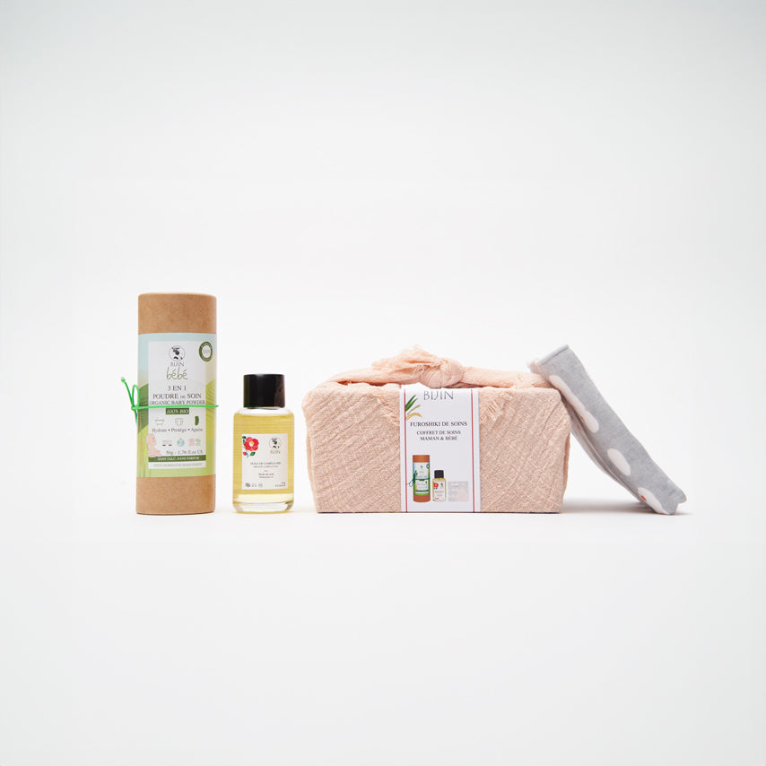 Coffret de soins maman et bébé bio