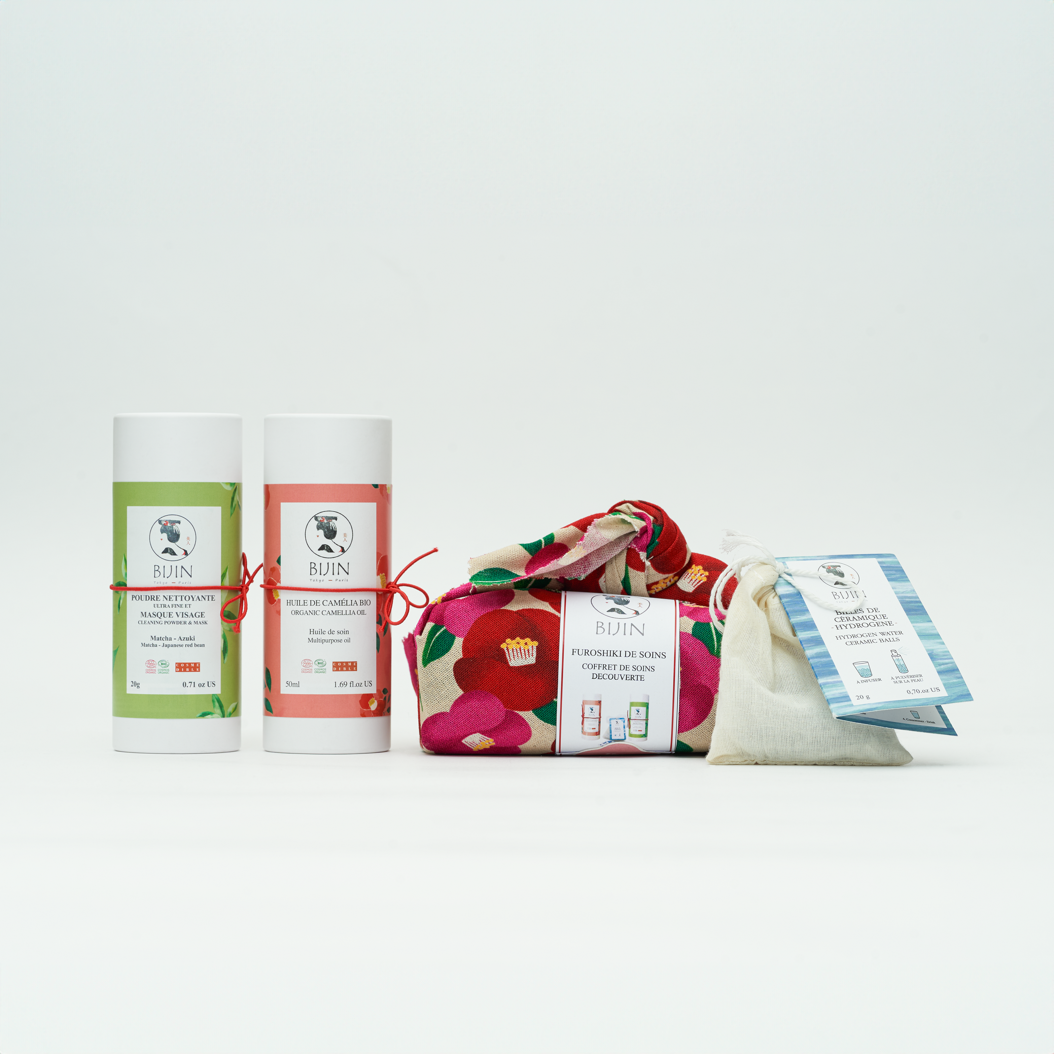 Coffret furoshiki de soins visage et corps